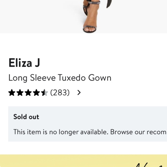 Worn Once! Eliza J Tuxedo Wrap Dress - Picture 15 of 15